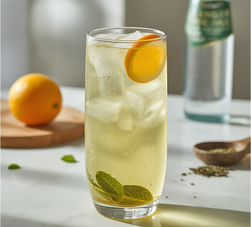 Long Jing Sparkling Tea z cytrusami